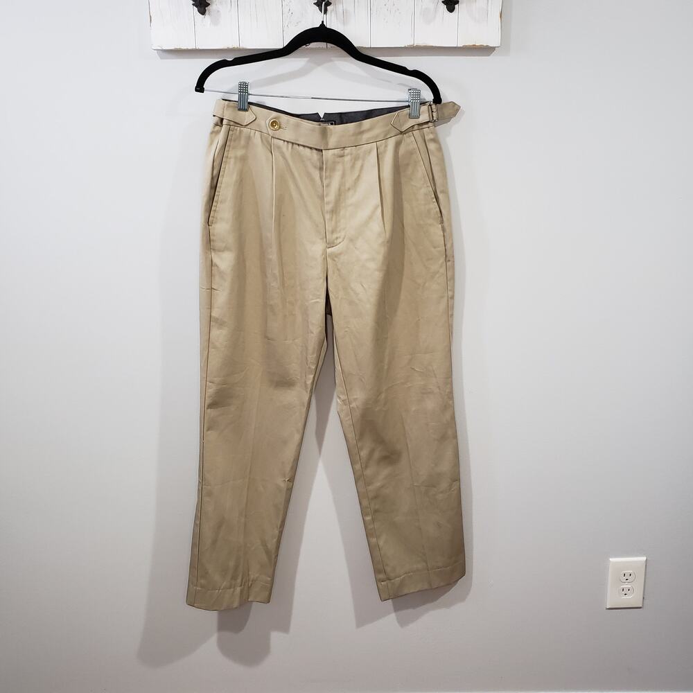 Todd Snyder Italian Linen Side Tab Trousers 31x30 NWT